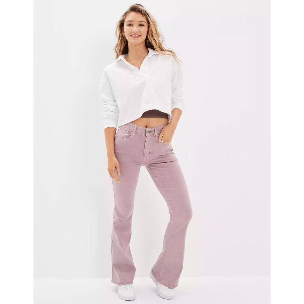SOLD❤️‍🩹American eagle super high rise flare jeans size 2 short